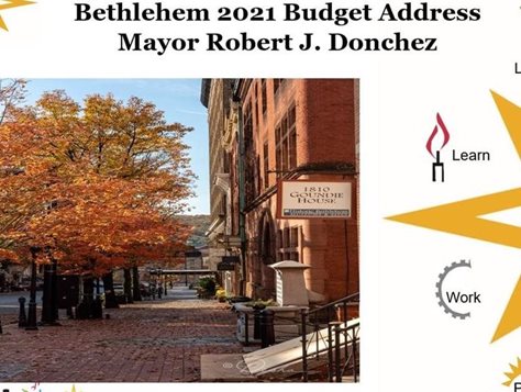 Article Mayor Robert Donchez 2021 Budget Address