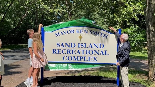Article Mayor Ken Smith Sand Island Recreational Complex Dedication
