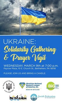 Article Ukraine: Solidarity Gathering & Prayer Vigil