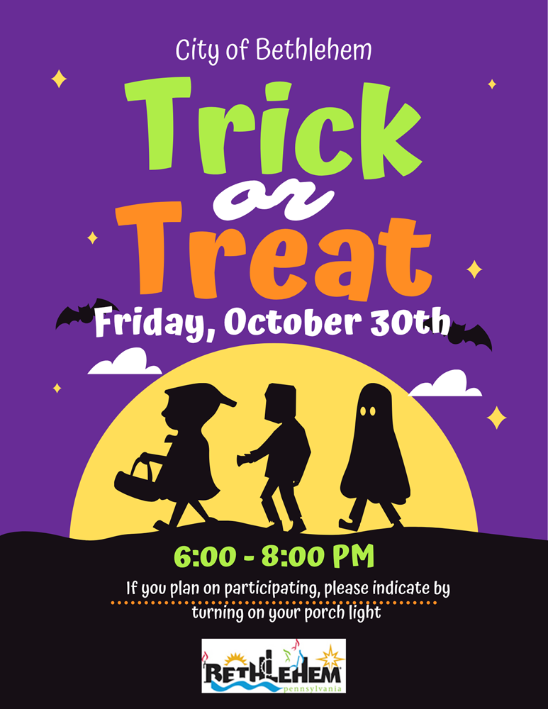 Event City of Bethlehem’s Annual Trick or Treat Night