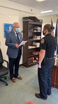 Article Michelle Kott sworn-in as first female Chief of Bethlehem PD
